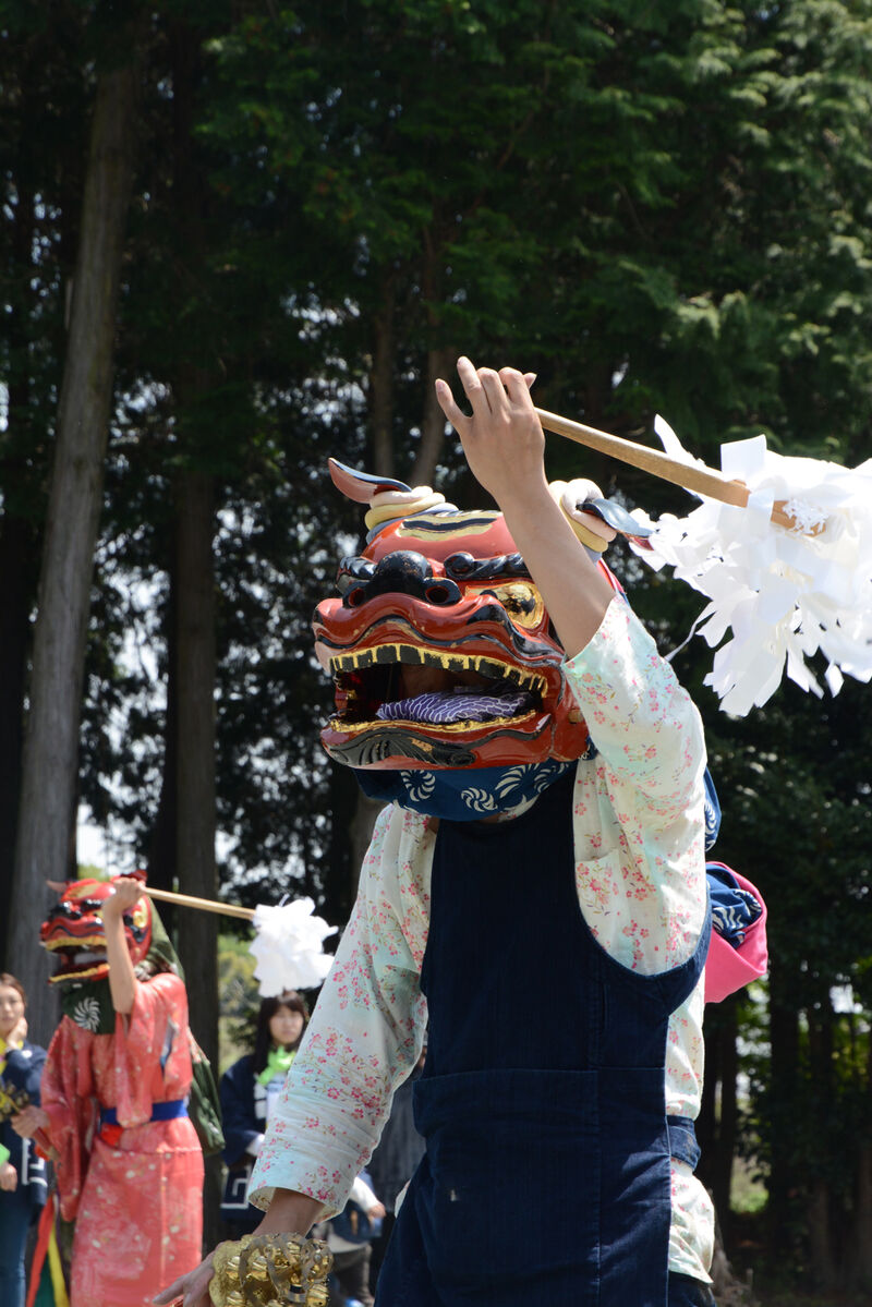 【今年度開催済】萩原神社祭礼の獅子舞神楽